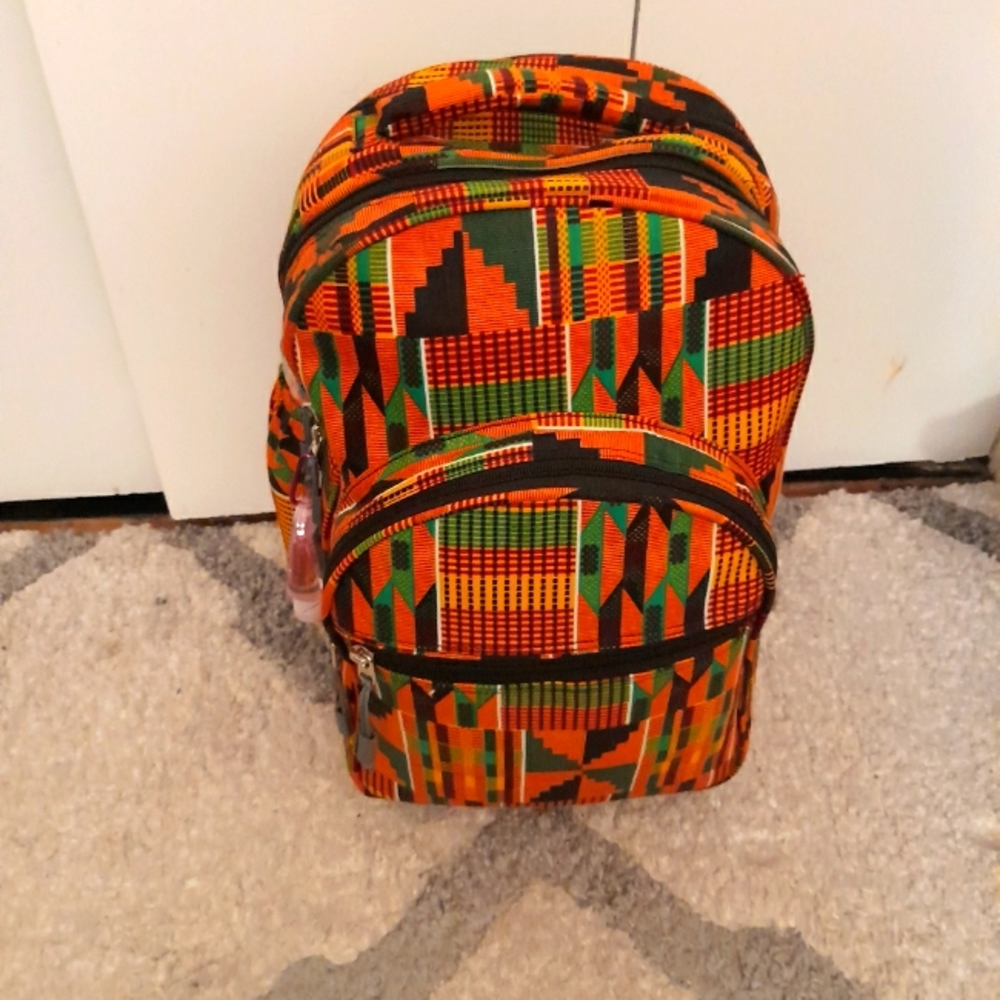 African orginal solid women/men/kids durable Backpack .